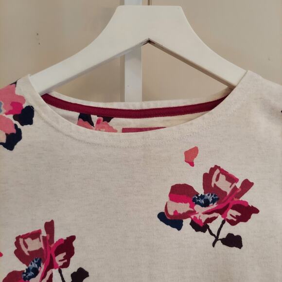 Joules Long Sleeve T-Shirt Floral Size 4 Small Romantic Pretty Preppy Layering - Picture 3 of 7